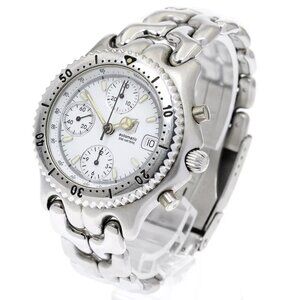 TAG HEUER S/el CG2110-R0 Chronograph white Dial Automatic Men's Watch_866268